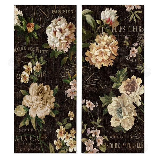 stupell industries Deborah Devellier | Vintage French Typography Flowers Wall Art