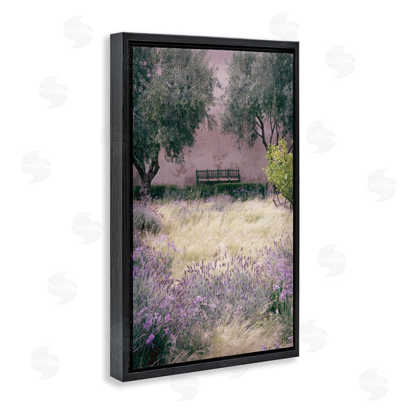 Stupell Industries Deborah Revell | Bench Amidst Natural Garden