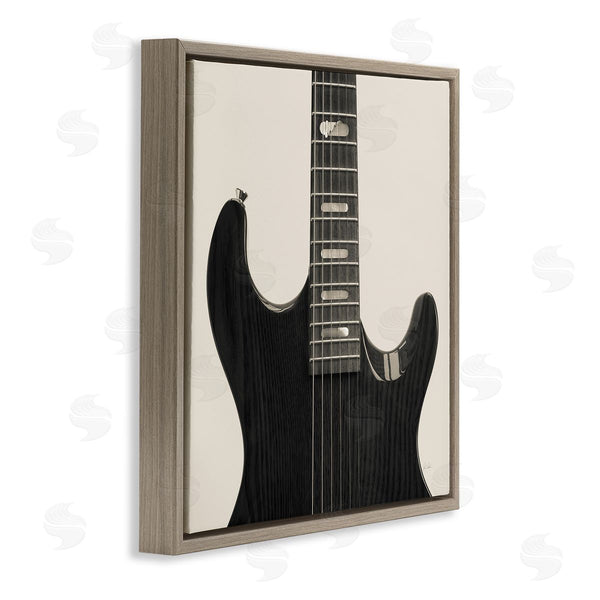 Stupell Industries Deborah Revell | Black Electric Guitar