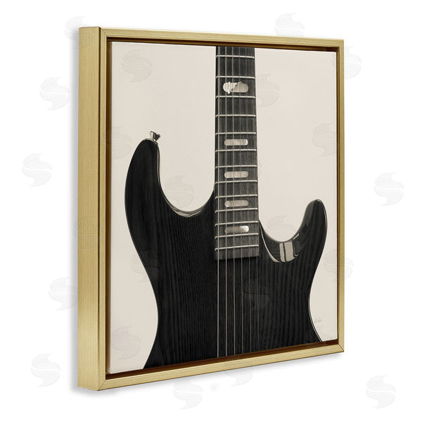 Stupell Industries Deborah Revell | Black Electric Guitar
