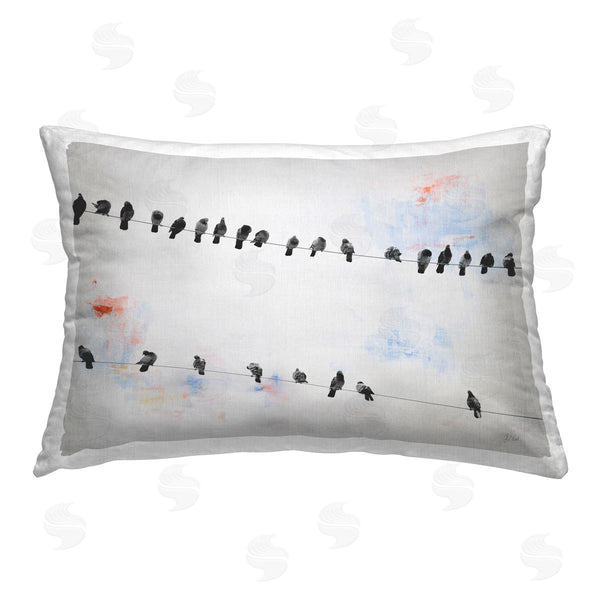 stupell industries Deborah Revell | Migrating Birds on Wire