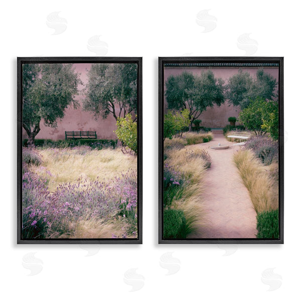 Stupell Industries Deborah Revell | Natural Paradise Garden Benches