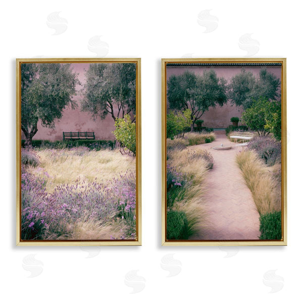 Stupell Industries Deborah Revell | Natural Paradise Garden Benches
