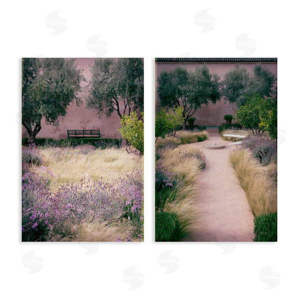 stupell industries Deborah Revell | Natural Paradise Garden Benches