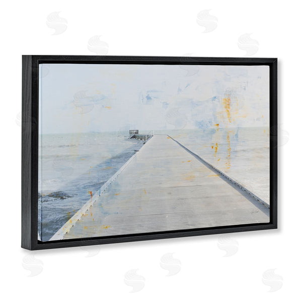 Stupell Industries Deborah Revell | Pier View Distressed Accents Wall Art