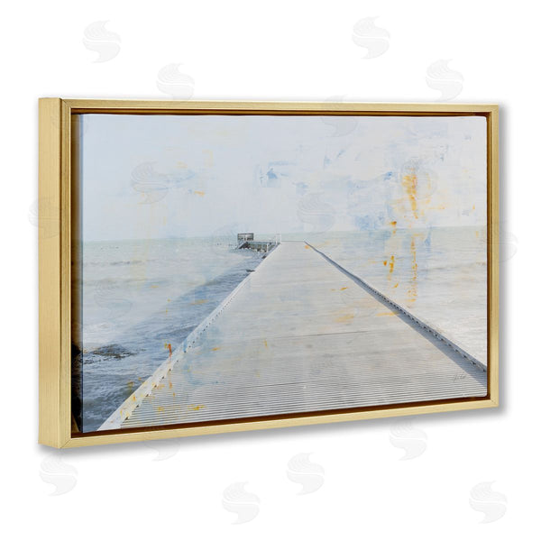 Stupell Industries Deborah Revell | Pier View Distressed Accents Wall Art