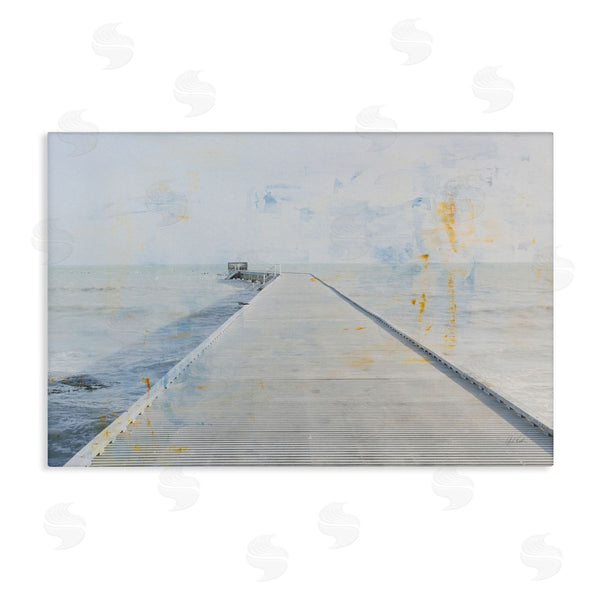 stupell industries Deborah Revell | Pier View Distressed Accents Wall Art