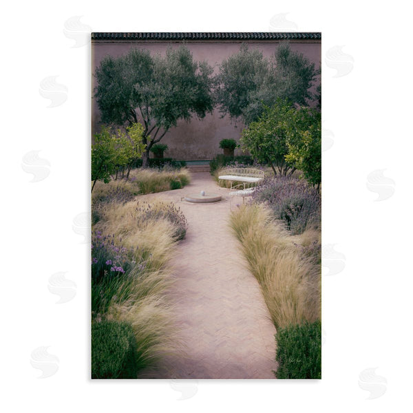 stupell industries Deborah Revell | Rounded Garden Path Bench