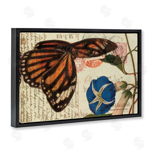 Stupell Industries Deborah Revell | Vintage Postcard & Fauna Wall Art