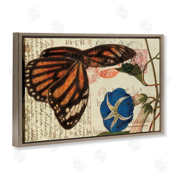 Stupell Industries Deborah Revell | Vintage Postcard & Fauna Wall Art