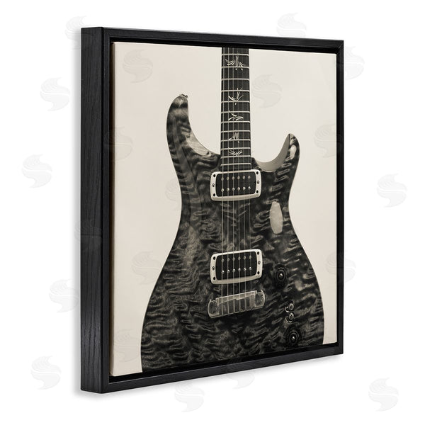 Stupell Industries Deborah Revell | Wave Patterned Guitar