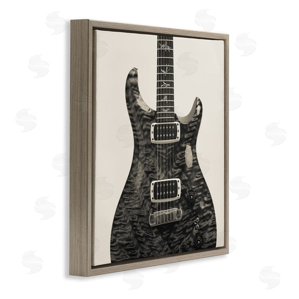 Stupell Industries Deborah Revell | Wave Patterned Guitar
