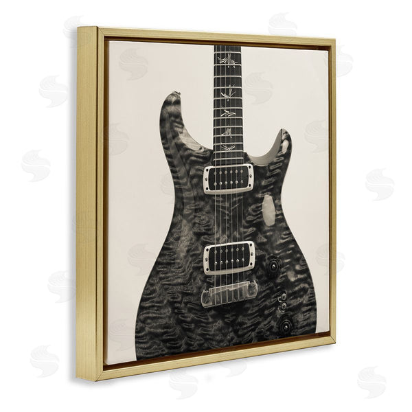 Stupell Industries Deborah Revell | Wave Patterned Guitar