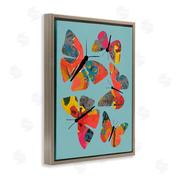 Stupell Industries Deborah Velasquez | Abstract Patterned Butterflies Wall Art