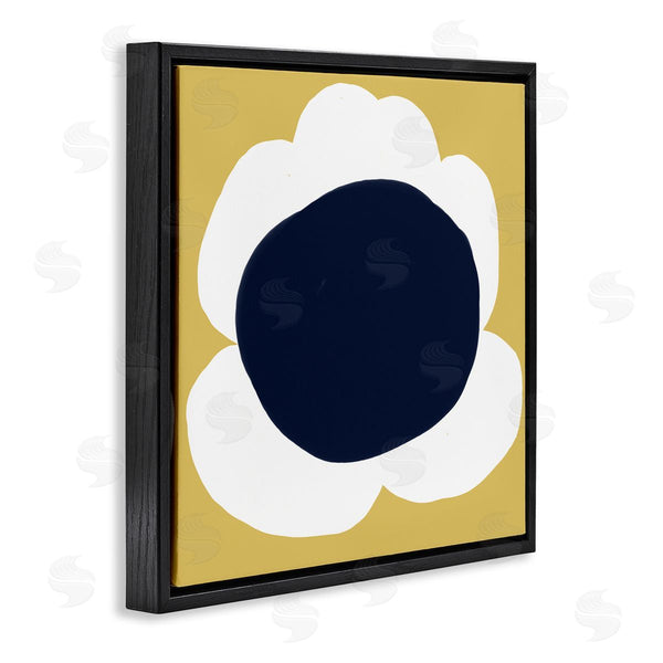 Stupell Industries Deborah Velasquez | Modern Flower On Yellow Wall Art