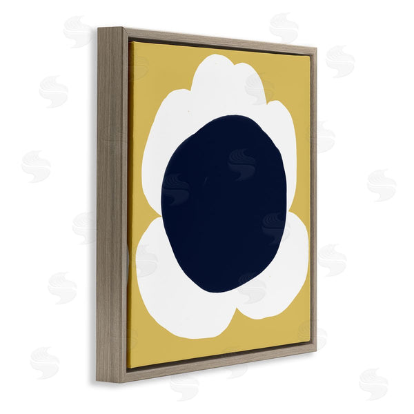 Stupell Industries Deborah Velasquez | Modern Flower On Yellow Wall Art