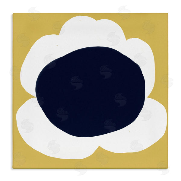 stupell industries Deborah Velasquez | Modern Flower on Yellow Wall Art