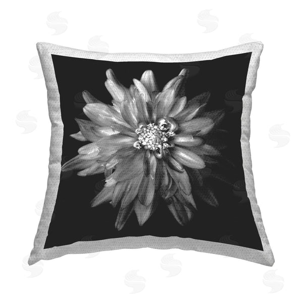 Stupell Industries Debra Van Swearingen | Detailed Dahlia Petals Printed Throw Pillow