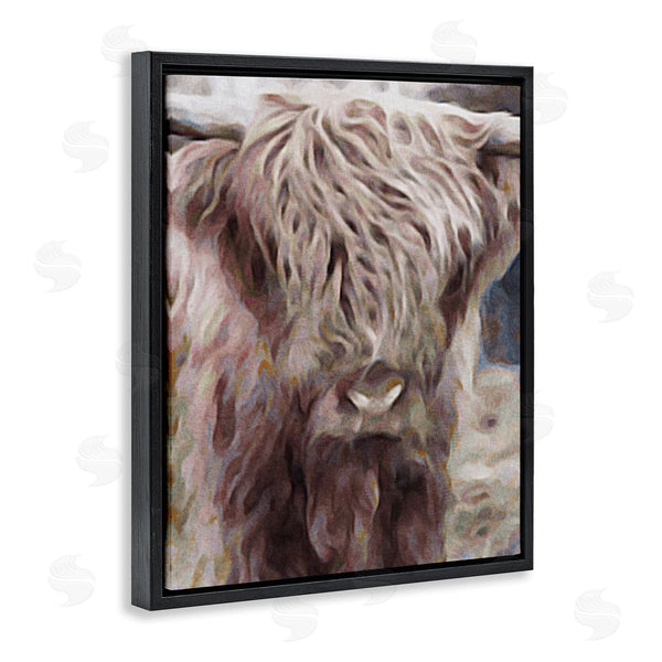 Stupell Industries Denise Brown | Cattle Abstract Portrait