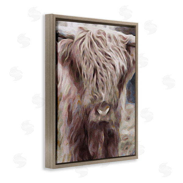 Stupell Industries Denise Brown | Cattle Abstract Portrait