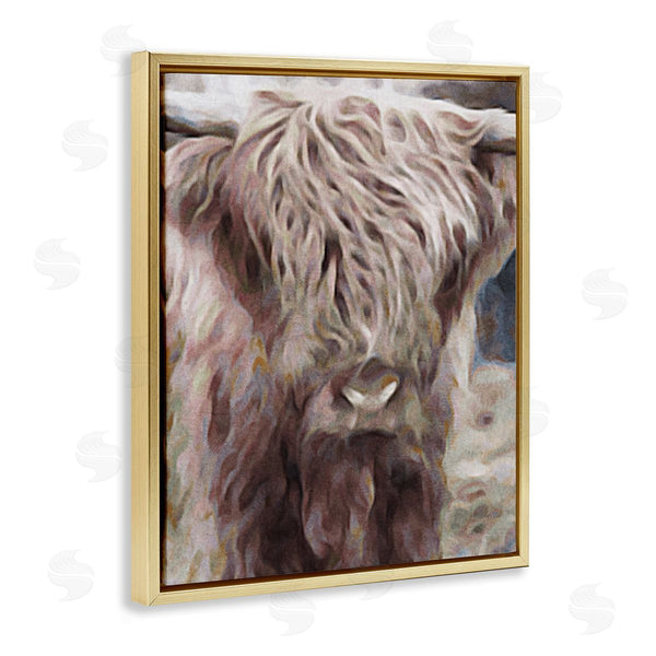 Stupell Industries Denise Brown | Cattle Abstract Portrait