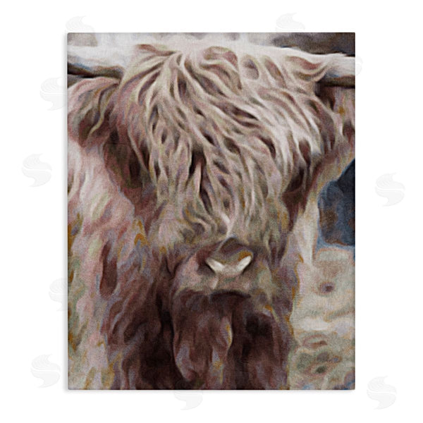 stupell industries Denise Brown | Cattle Abstract Portrait