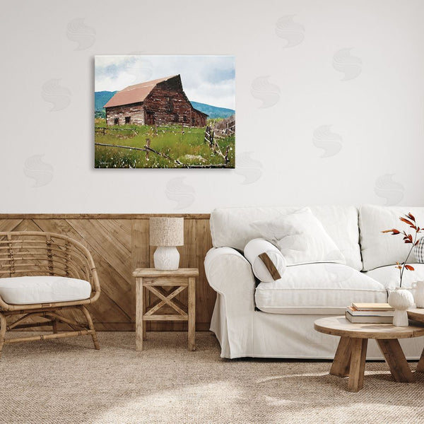 Stupell Industries Denise Brown | Charming Country Cabin Scenery Wall Art