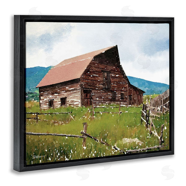 Stupell Industries Denise Brown | Charming Country Cabin Scenery Wall Art