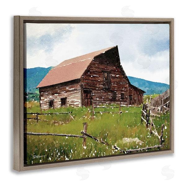 Stupell Industries Denise Brown | Charming Country Cabin Scenery Wall Art