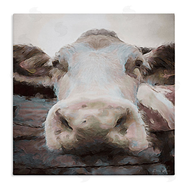 stupell industries Denise Brown | Farm Cow Abstraction