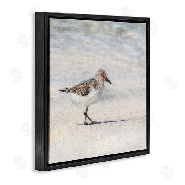 Stupell Industries Denise Brown | Sandpiper Bird Stepping Beach Sand Wall Art
