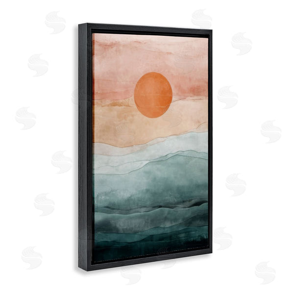 Stupell Industries Denise Dundon | Crimson Orb Landscape
