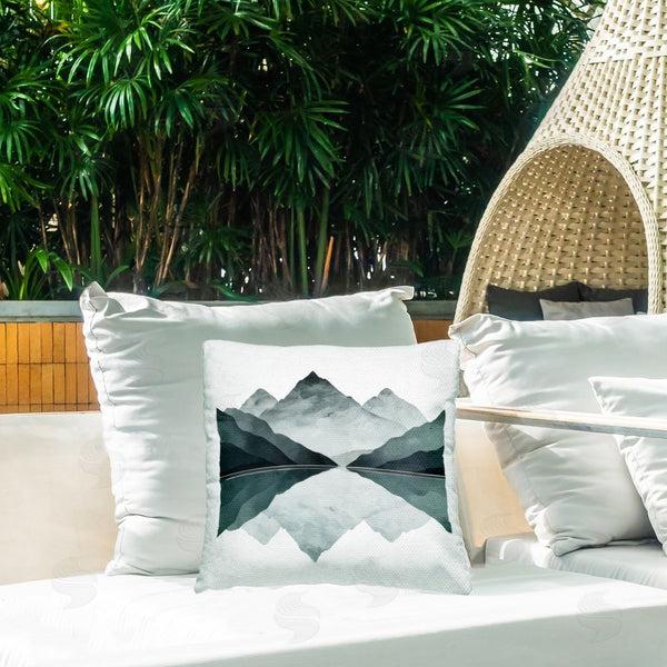 Stupell Industries Denise Dundon | Earth & Water Landscape Printed Throw Pillow
