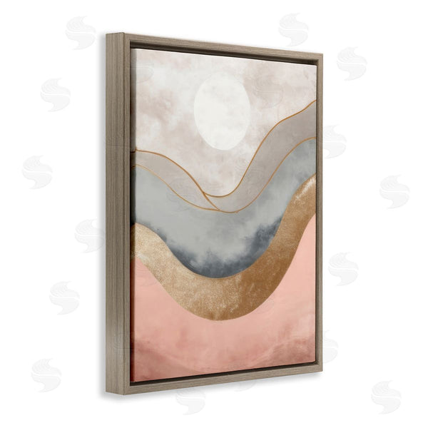 Stupell Industries Denise Dundon | Lunar Curves Landscape