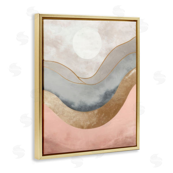 Stupell Industries Denise Dundon | Lunar Curves Landscape