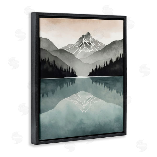 Stupell Industries Denise Dundon | Mountain Reflecting Over Lake