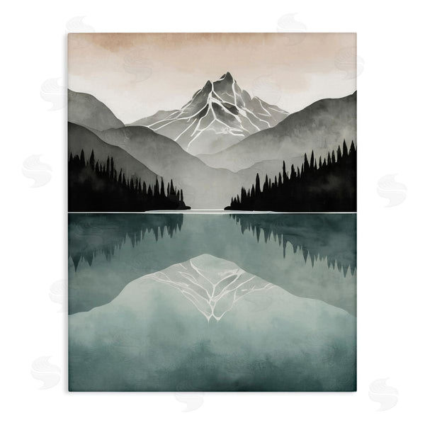 stupell industries Denise Dundon | Mountain Reflecting over Lake
