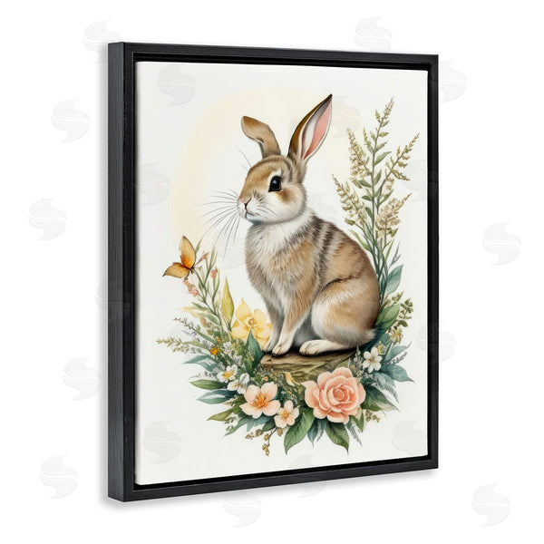 Stupell Industries Denise Dundon | Rabbit Among Flowers