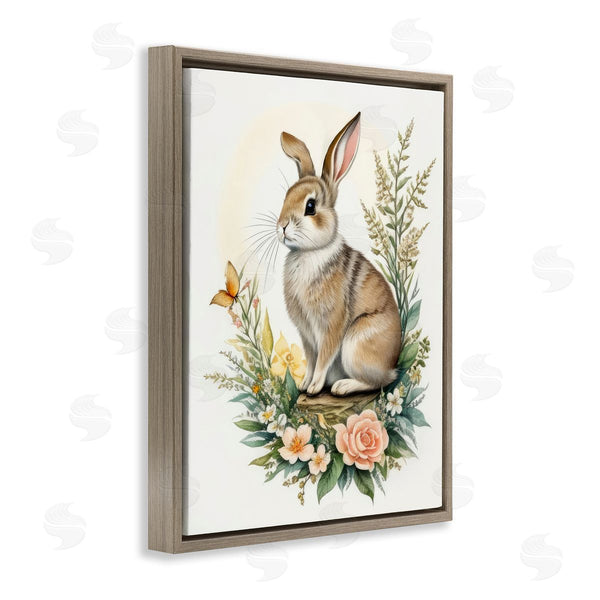 Stupell Industries Denise Dundon | Rabbit Among Flowers