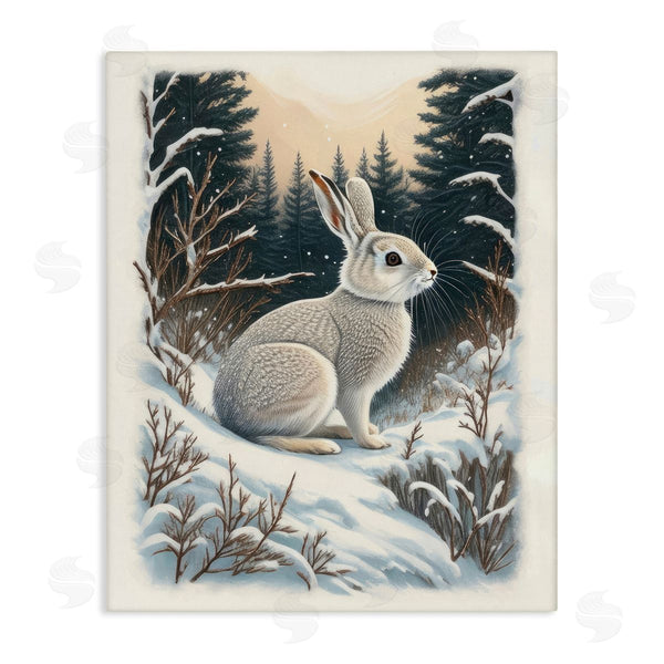 stupell industries Denise Dundon | Rabbit in Winter Forest