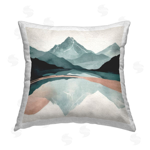 Stupell Industries Denise Dundon | Reflections Of High Peaks Printed Throw Pillow