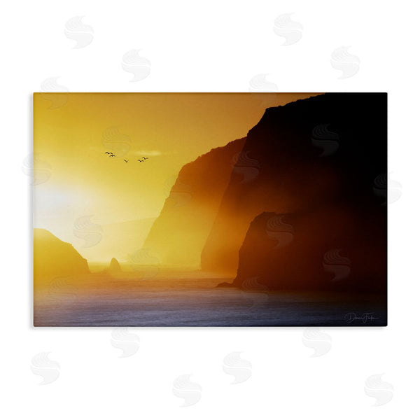 stupell industries Dennis Frates | Bright Sunlit Cliffs