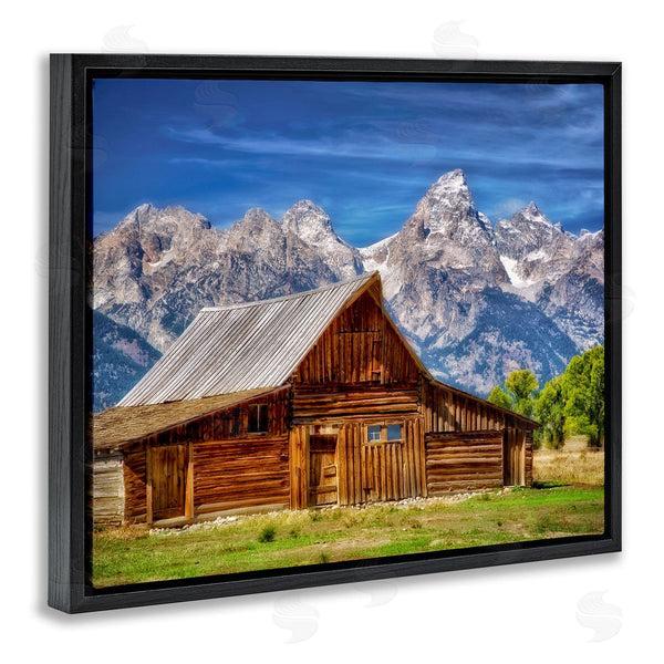Stupell Industries Dennis Frates | Cabin Mountain Range Landscape Wall Art