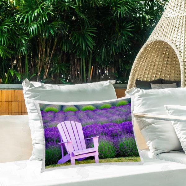 Stupell Industries Dennis Frates | Chair & Lavender Field