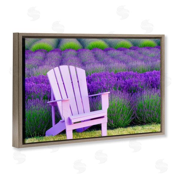 Stupell Industries Dennis Frates | Chair & Lavender Field Wall Art