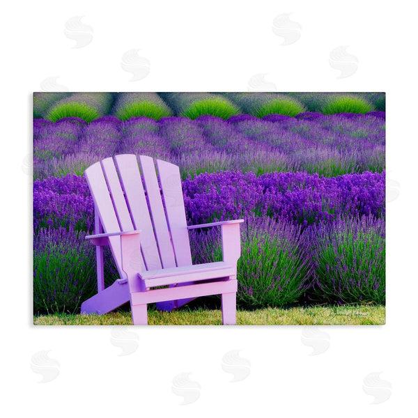 stupell industries Dennis Frates | Chair & Lavender Field Wall Art