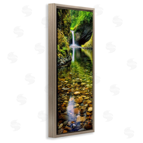 Stupell Industries Dennis Frates | Clear Stream Waterfall Photography Wall Art