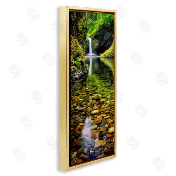 Stupell Industries Dennis Frates | Clear Stream Waterfall Photography Wall Art