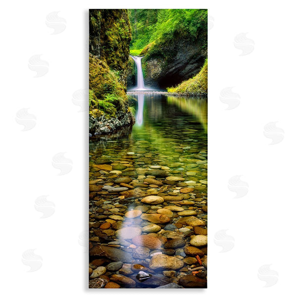 stupell industries Dennis Frates | Clear Stream Waterfall Photography Wall Art