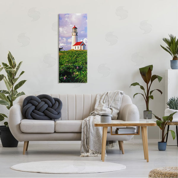 Stupell Industries Dennis Frates | Coastal Red Lighthouse Lush Garden Wall Art